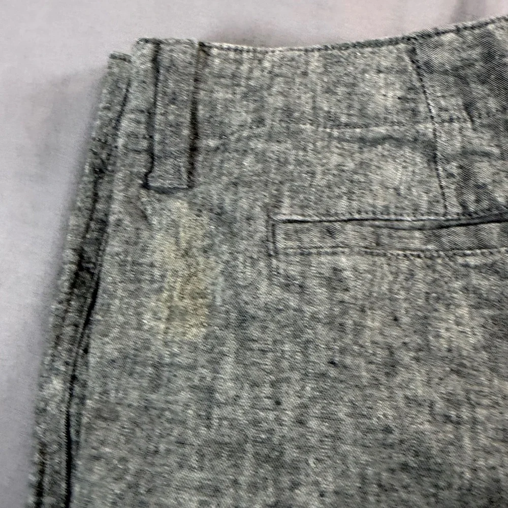 Lucky Brand Mens Saturday Stretch Gray Heathered Flat Front Shorts 38 7MD2192